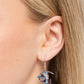 Fancy Free Fish - Purple - Paparazzi Earring Image