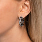 Geometric Glimpse - Black - Paparazzi Earring Image