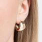 Suddenly Shiny - Gold - Paparazzi Earring Image