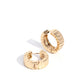BOLD Up! - Gold - Paparazzi Earring Image