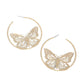 Aerial Alias - Gold - Paparazzi Earring Image