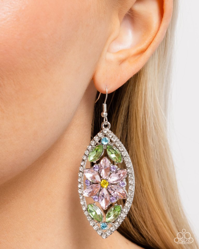 Gallant Garden - Multi - Paparazzi Earring Image