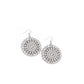 Wreathed Wonderland - White - Paparazzi Earring Image