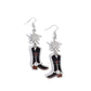 Compelling Cowboy - Black - Paparazzi Earring Image