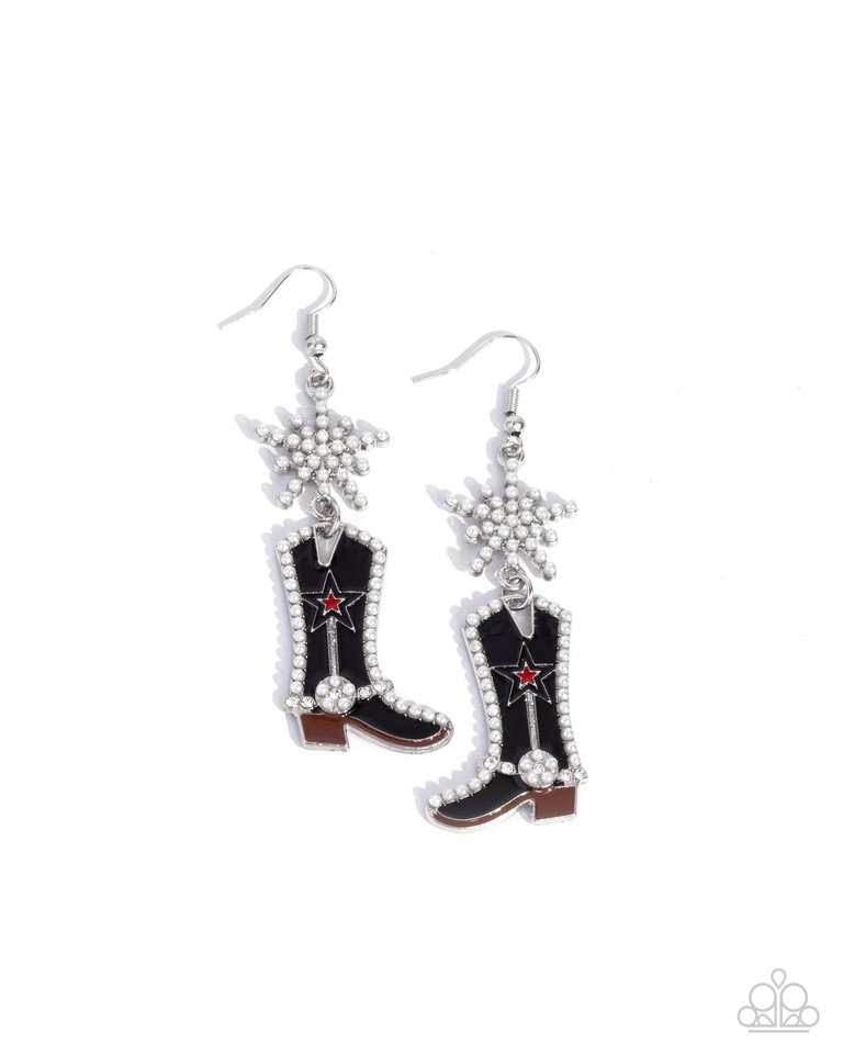 Paparazzi Earring ~ Compelling Cowboy - Black – Paparazzi Jewelry ...