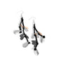 Sunset Suede - Black - Paparazzi Earring Image