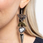 Shape Shifting Stones - Black - Paparazzi Earring Image