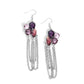 Decadent Distance - Purple - Paparazzi Earring Image