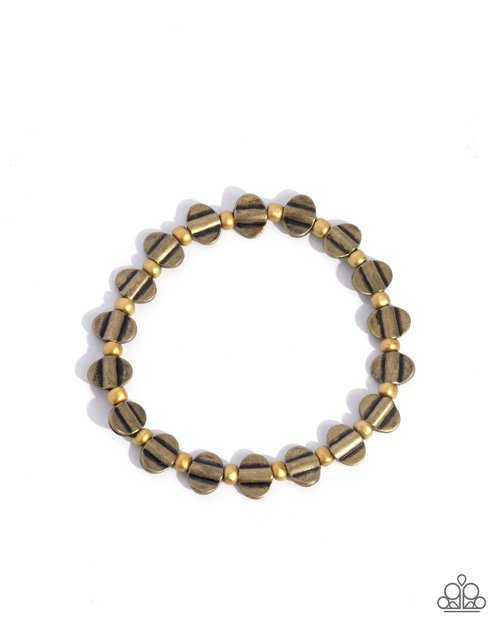 Worldwide Whimsy - Brass - Paparazzi Bracelet Image