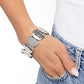 Dauntless Delight - Silver - Paparazzi Bracelet Image