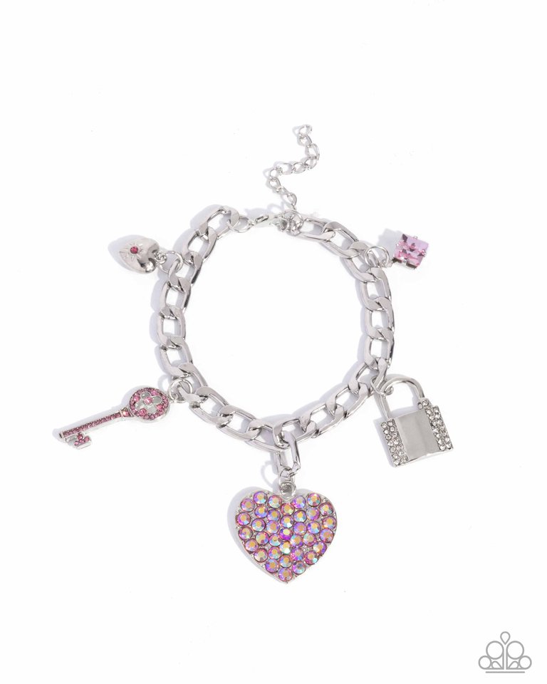 Fortified Fashion - Pink - Paparazzi Bracelet Image