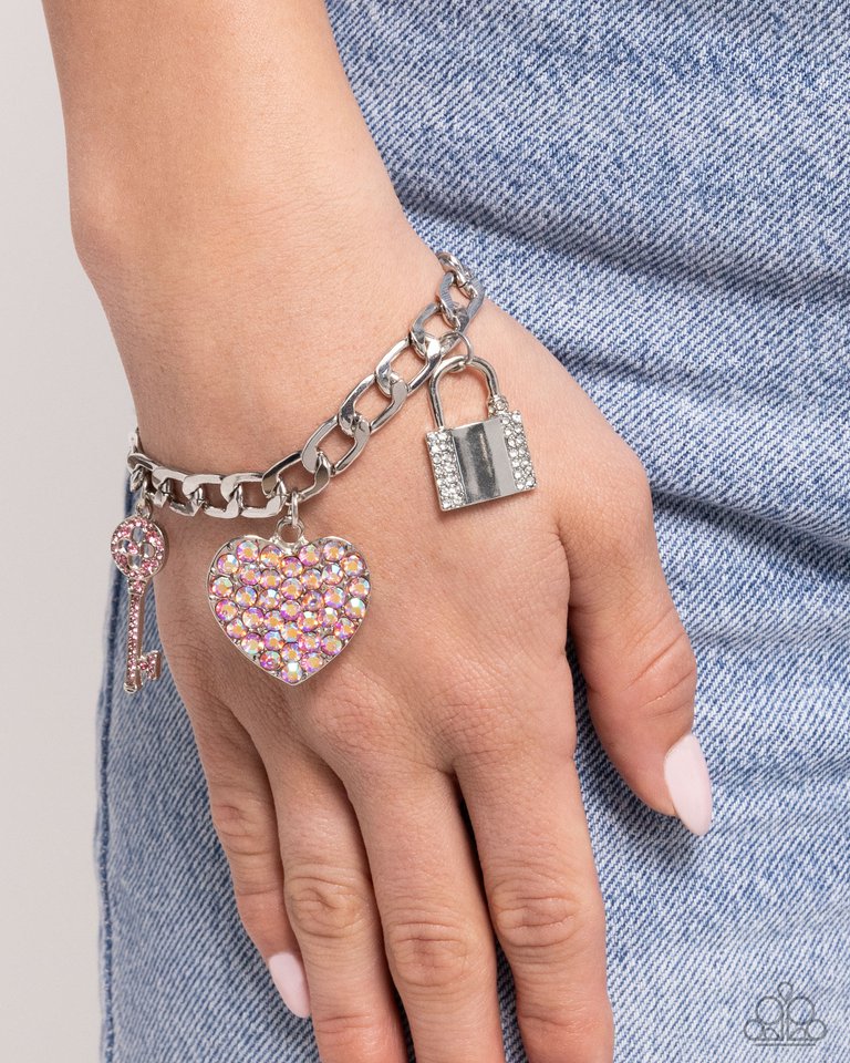 Fortified Fashion - Pink - Paparazzi Bracelet Image