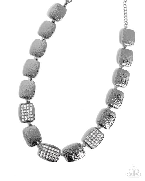 Brilliant Belonging - White - Paparazzi Necklace Image