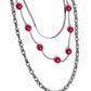 High-Class Haute - Red - Paparazzi Necklace Image