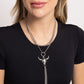 Layered Longhorn - Silver - Paparazzi Necklace Image