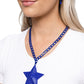 Stellar Selfie - Blue - Paparazzi Necklace Image
