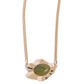 Sideways Shimmer - Green - Paparazzi Necklace Image