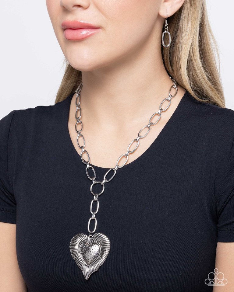 High Fidelity - Silver - Paparazzi Necklace Image