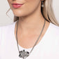 Sideways Shimmer - Silver - Paparazzi Necklace Image