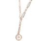 Falling For A Shooting Star - Rose Gold - Paparazzi Necklace Image