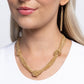 Copious Command - Gold - Paparazzi Necklace Image