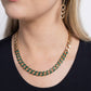 Painted Problem - Green - Paparazzi Necklace Image
