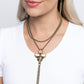 Layered Longhorn - Brass - Paparazzi Necklace Image
