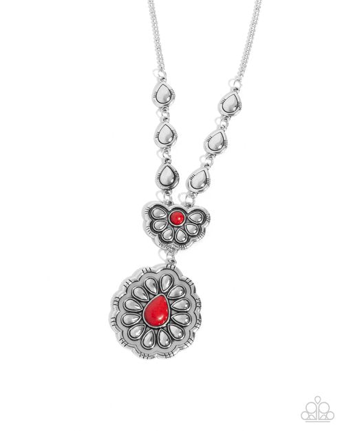 Refreshing Reality - Red - Paparazzi Necklace Image