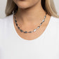 Sharp Soliloquy - Silver - Paparazzi Necklace Image