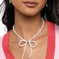 High-Class Hype - White - Paparazzi Necklace Image