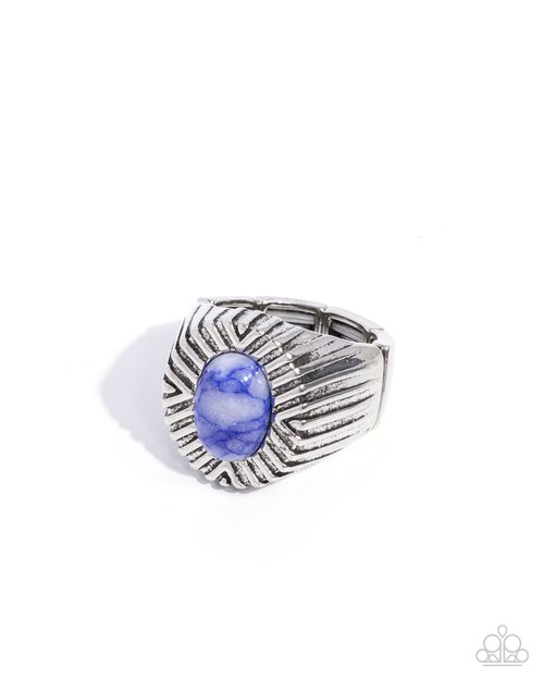 Better Behavior - Blue - Paparazzi Ring Image