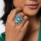 Artistic Movement - Blue - Paparazzi Ring Image