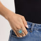 Artistic Movement - Blue - Paparazzi Ring Image
