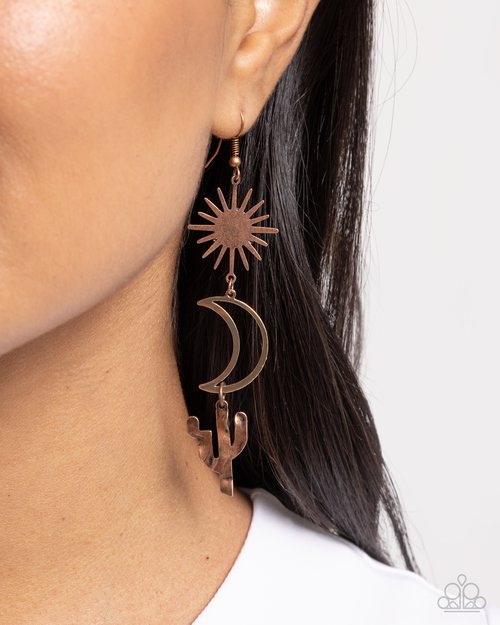 Wishfully Western - Paparazzi Earring Image