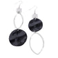 Obsessive Ostinato - Black - Paparazzi Earring Image