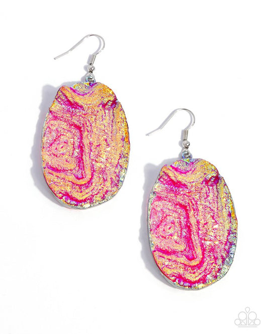 Artistic Avenue - Pink - Paparazzi Earring Image