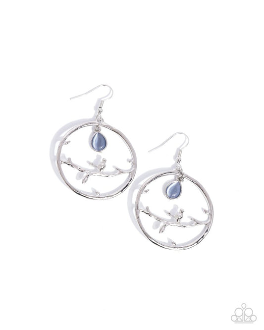 Picturesque Scene - Blue - Paparazzi Earring Image