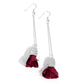 Drop Dead Dazzle - Red - Paparazzi Earring Image