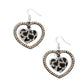 Leopard Love - Black - Paparazzi Earring Image