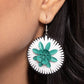 Dancing Daydream - Green - Paparazzi Earring Image