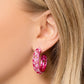 Stellar Significance - Pink - Paparazzi Earring Image