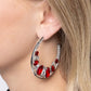 Refined Rewind - Red - Paparazzi Earring Image