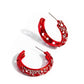 Stellar Significance - Red - Paparazzi Earring Image
