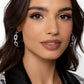 Downtown Decadence - Black - Paparazzi Earring Image