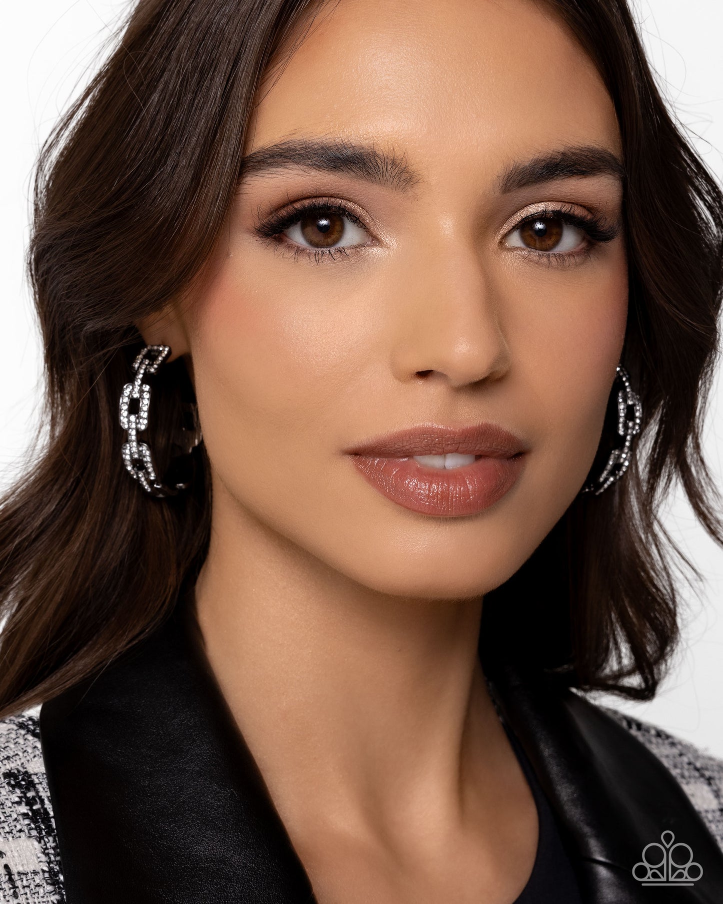 Downtown Decadence - Black - Paparazzi Earring Image