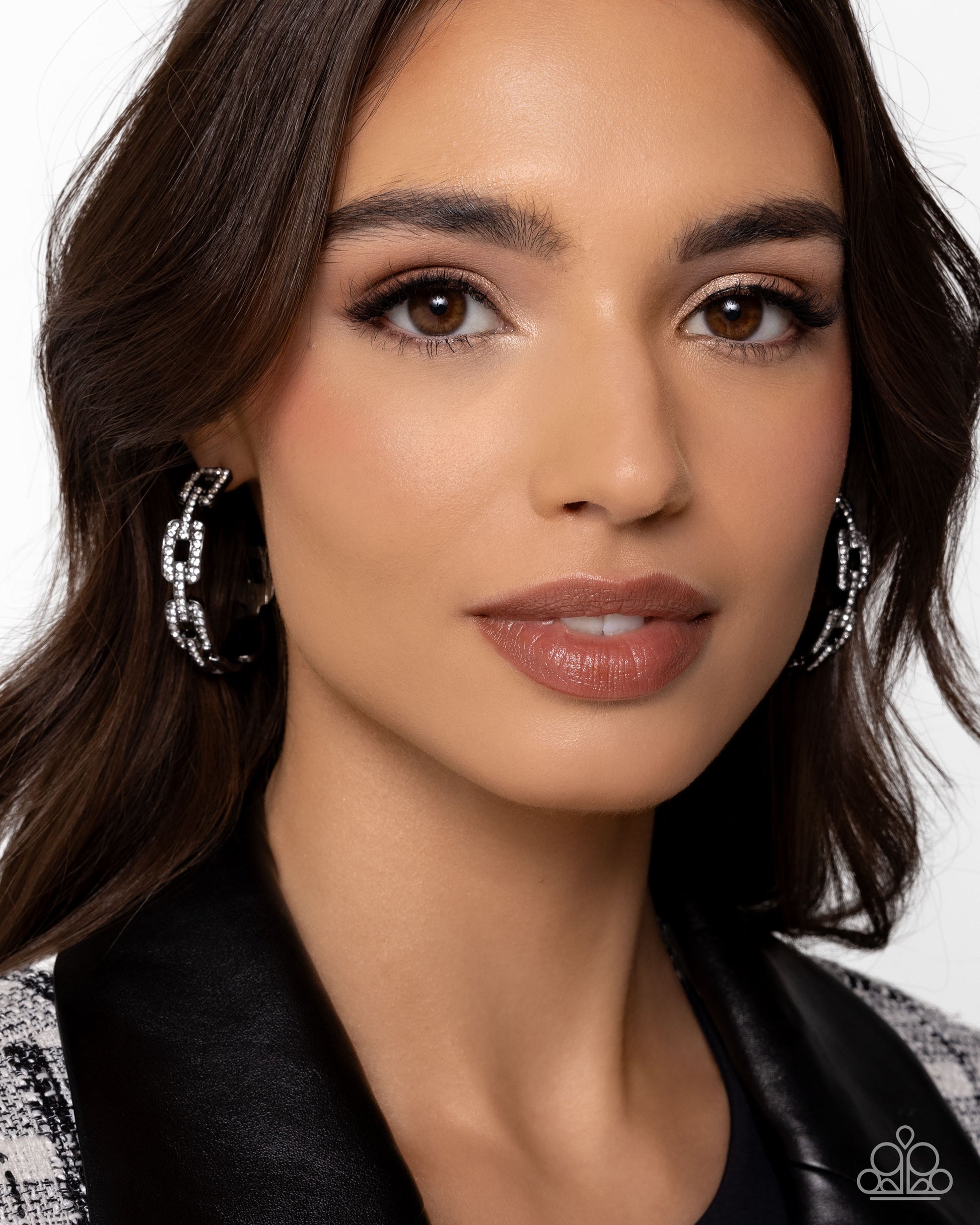 Downtown Decadence - Black - Paparazzi Earring Image