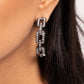 Downtown Decadence - Black - Paparazzi Earring Image