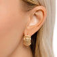 Hammered Heaven - Paparazzi Earring Image