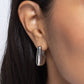 Square Symmetry - Silver - Paparazzi Earring Image