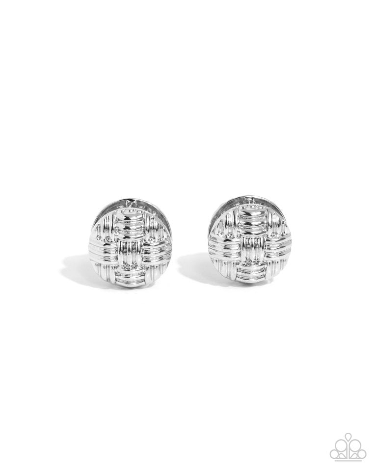 Woven Wisdom - Silver - Paparazzi Earring Image